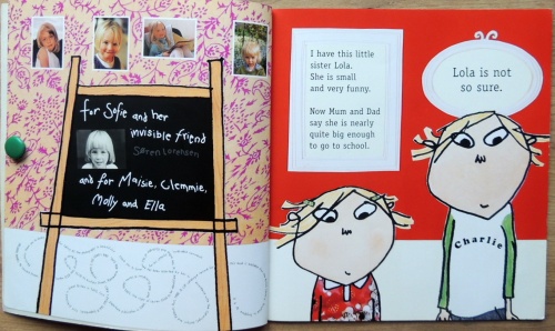 Charlie and Lola stories .I am too absolutely small for school  2