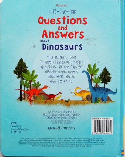 Lift-the-Flap Questions and Answers About Dinosaurs  2