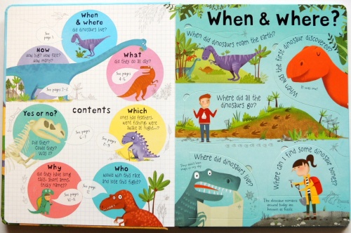 Lift-the-Flap Questions and Answers About Dinosaurs  3