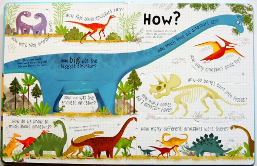 Lift-the-Flap Questions and Answers About Dinosaurs  4