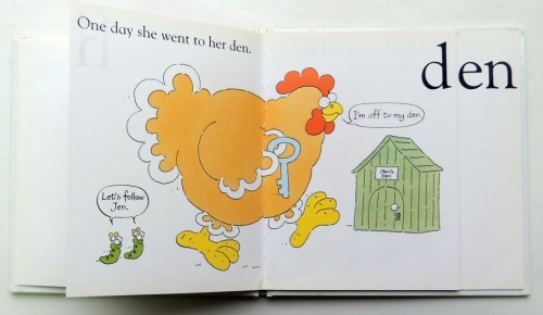  Jen the Hen. A flip the page. Rhyme and read book.  3