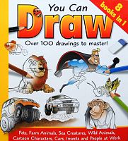 You Can Draw Over 100 drawings to master! 8 books in 1