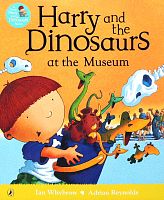 Harry and the dinosaurus at the museum