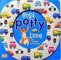 Boy's potty time