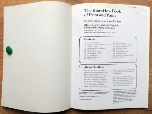 The Knowhow Book of Print & Paint. Lots of ways to make pictures and patterns  2